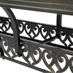 Clihome 71  Cast Aluminum Patio Rectangular Dining Table