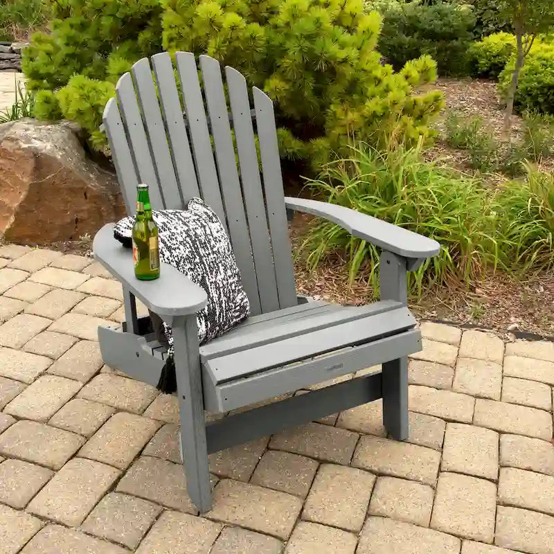 HIGHWOOD King-Size Folding and Reclining Adirondack Chair
