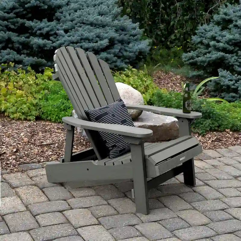 HIGHWOOD King-Size Folding and Reclining Adirondack Chair
