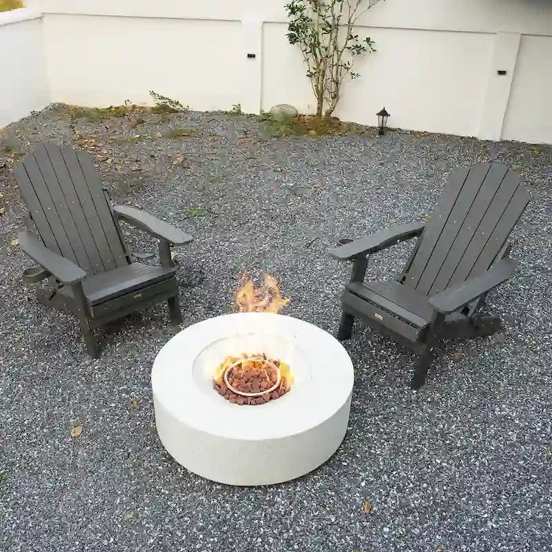 Clihome HIPS Folding Patio Adirondack Chair