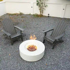 Clihome HIPS Folding Patio Adirondack Chair