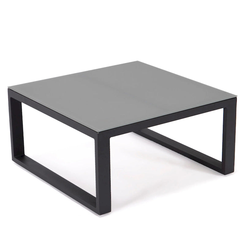 Chelsea 3-Piece Outdoor Aluminum Sectional Set in Black Frame for Patio Porch Backyard Garden