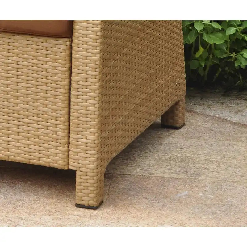 International Caravan Lisbon 4-Piece Patio Conversation Set with Cushions