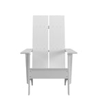 Modern Dual Slat Back Indoor/Outdoor Adirondack Patio Chair