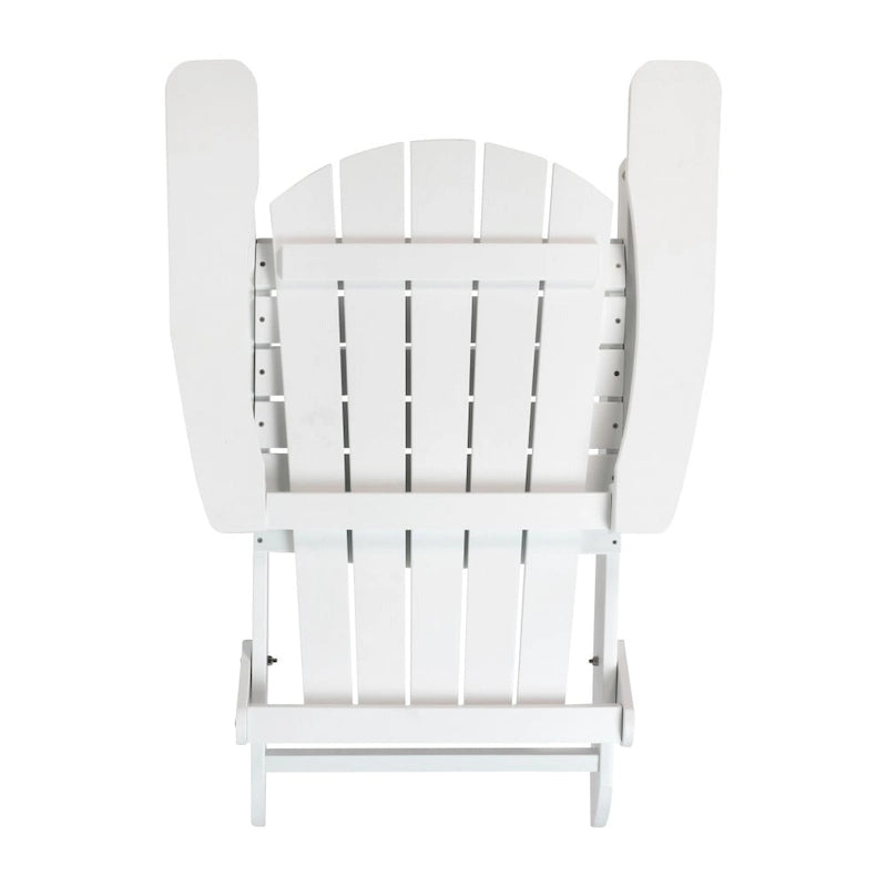 Poly-resin Folding Adirondack Indoor/Outdoor Patio Chair (Set of 4)