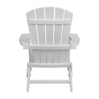 Poly-resin Folding Adirondack Indoor/Outdoor Patio Chair (Set of 4)