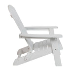 Poly-resin Folding Adirondack Indoor/Outdoor Patio Chair (Set of 4)
