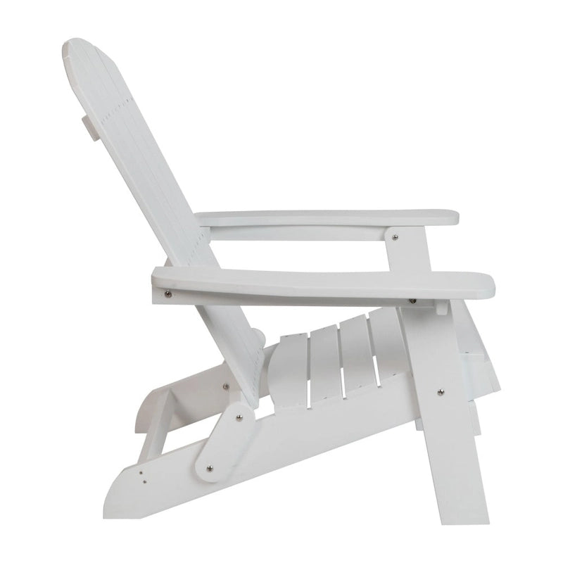 Poly-resin Folding Adirondack Indoor/Outdoor Patio Chair (Set of 4)