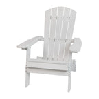Poly-resin Folding Adirondack Indoor/Outdoor Patio Chair (Set of 4)