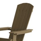 Poly-resin Folding Adirondack Indoor/Outdoor Patio Chair (Set of 4)