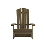 Poly-resin Folding Adirondack Indoor/Outdoor Patio Chair (Set of 4)