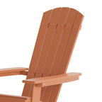 Poly-resin Folding Adirondack Indoor/Outdoor Patio Chair (Set of 4)