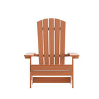 Poly-resin Folding Adirondack Indoor/Outdoor Patio Chair (Set of 4)