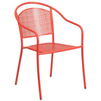 35.5-inch Square 5-piece Indoor/ Outdoor Steel Dining Set