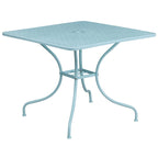 35.5-inch Square 5-piece Indoor/ Outdoor Steel Dining Set