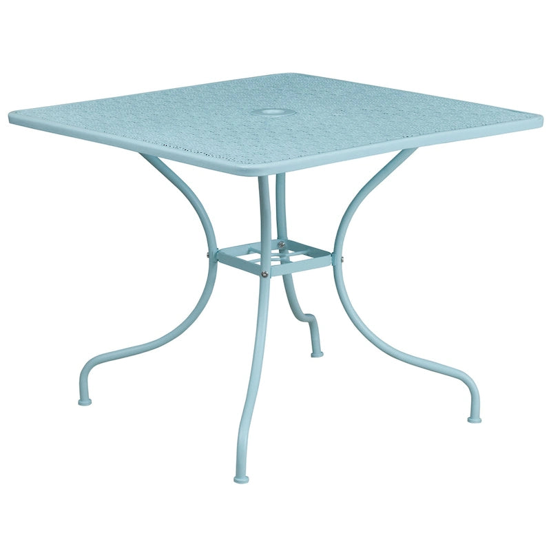 35.5-inch Square 5-piece Indoor/ Outdoor Steel Dining Set