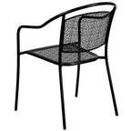 35.5-inch Square 5-piece Indoor/ Outdoor Steel Dining Set