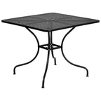 35.5-inch Square 5-piece Indoor/ Outdoor Steel Dining Set