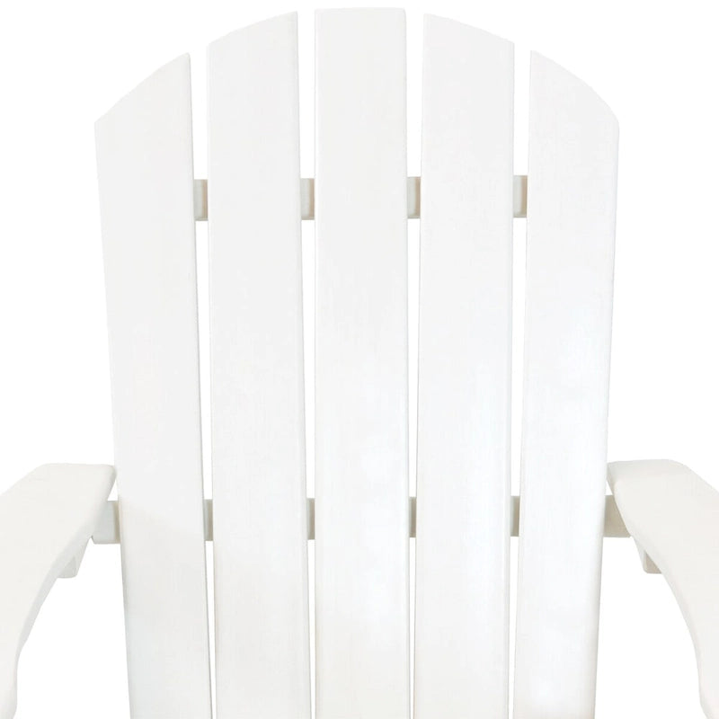 Sunnydaze All-Weather Adirondack Chair with Drink Holder - Set of 2