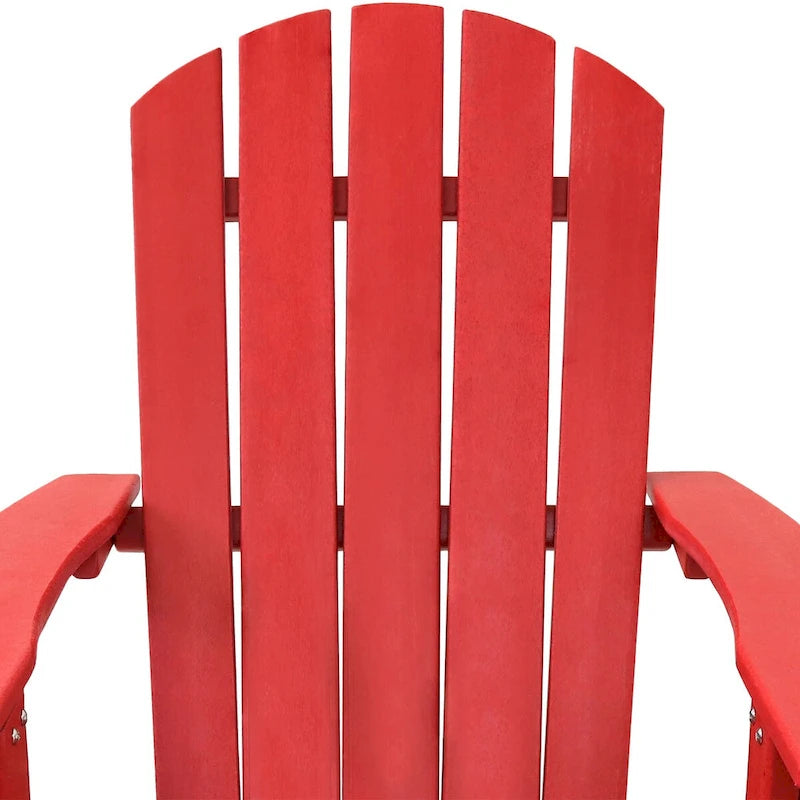 Sunnydaze All-Weather Adirondack Chair with Drink Holder - Set of 2