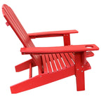 Sunnydaze All-Weather Adirondack Chair with Drink Holder - Set of 2