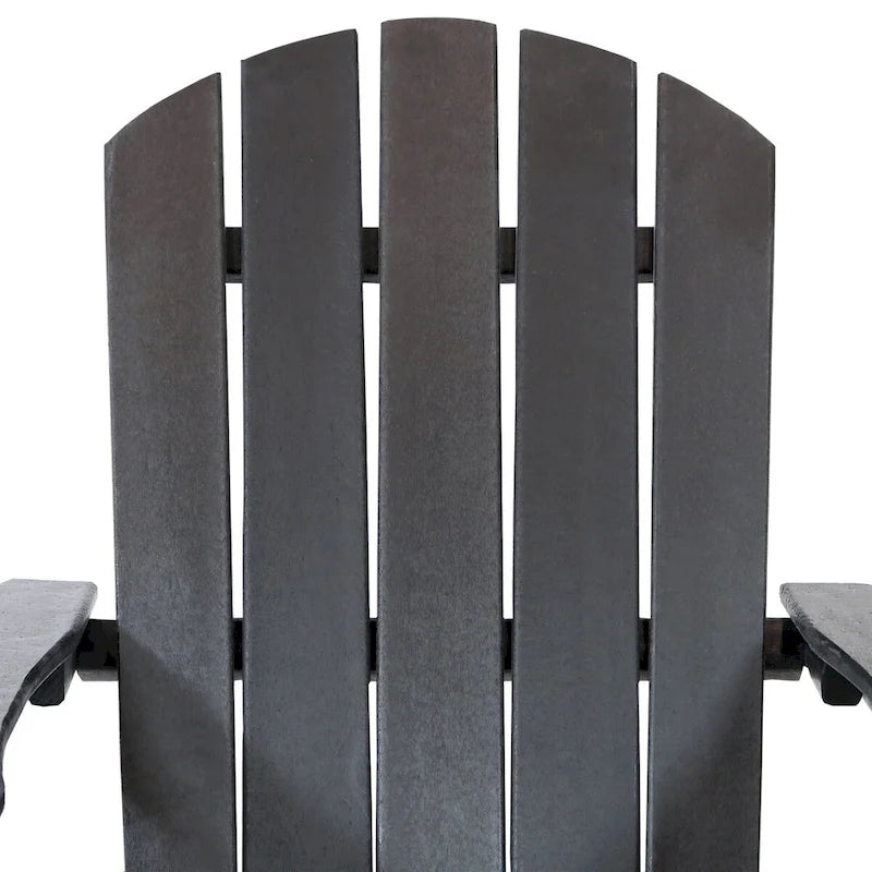 Sunnydaze All-Weather Adirondack Chair with Drink Holder - Set of 2