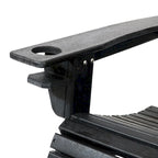 Sunnydaze All-Weather Adirondack Chair with Drink Holder - Set of 2