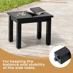 Outdoor 3-piece Cushioned Aluminum Patio Furniture Conversation Set, Sunbrella Cushions, Aluminum Side Table