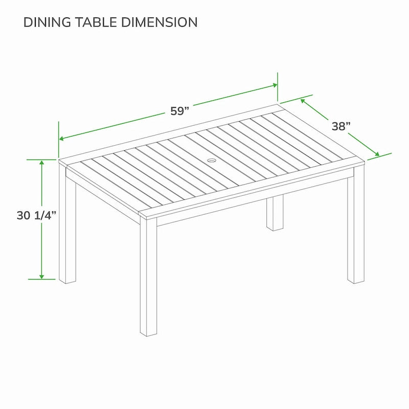 Cambridge Casual Paxton 5-piece Teak Outdoor Dining Set - Honey Twist Wicker