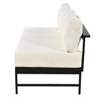 U shaped multi-person outdoor sofa set