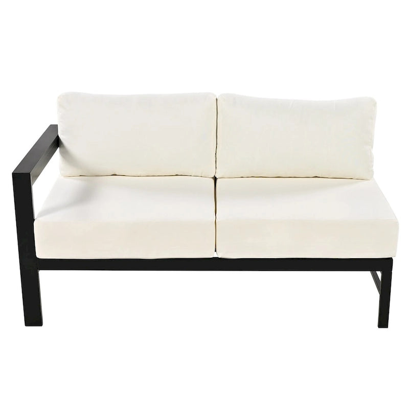 U shaped multi-person outdoor sofa set