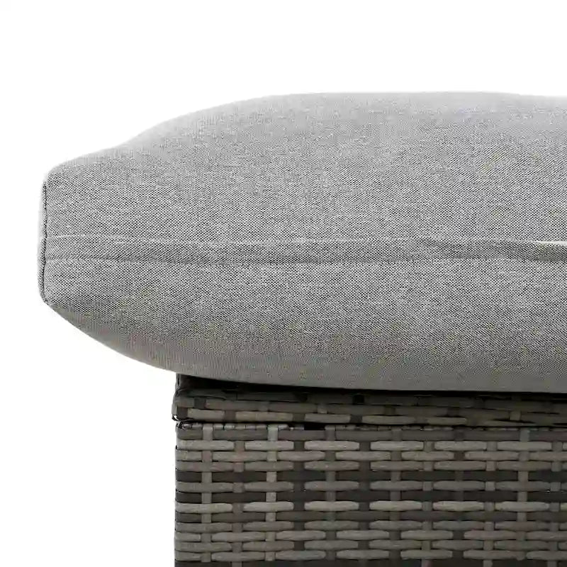 U shaped multi-person outdoor sofa set