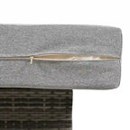 U shaped multi-person outdoor sofa set