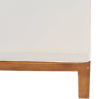 5-Piece Wooden Sectional Sofa Set with Natural Finish and Upgraded Zippered Fabrics - Lockable Panels for Security